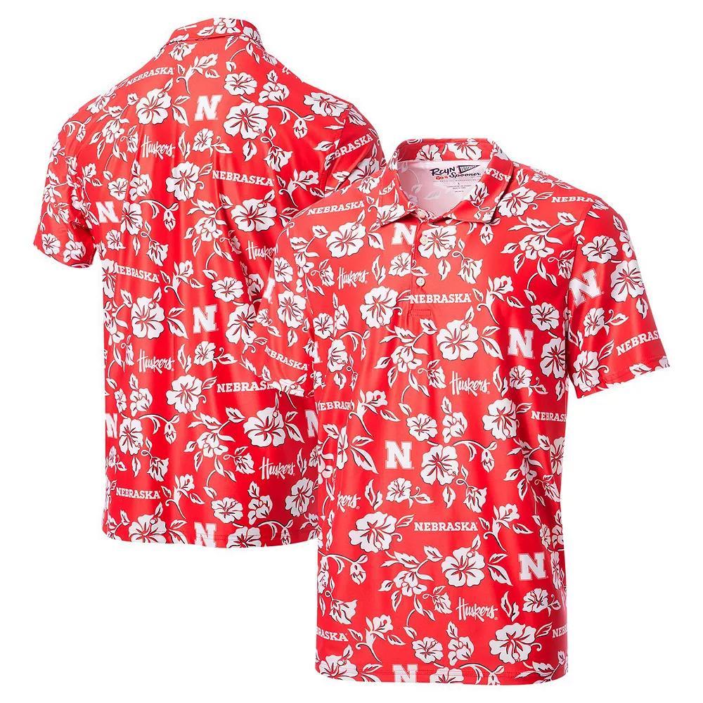 Men's Reyn Spooner Scarlet Nebraska Huskers Performance Polo, Size: XL, Red Product Image