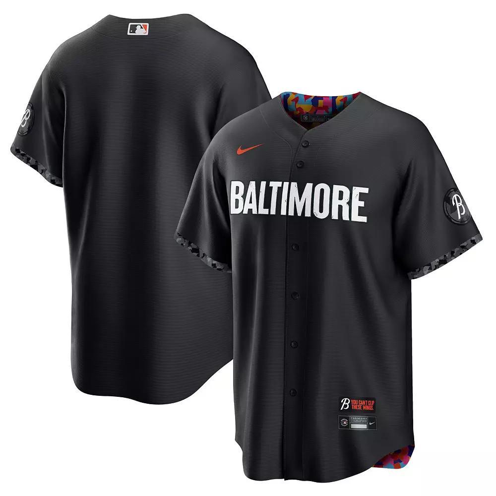 Men's Nike  Black Baltimore Orioles 2023 City Connect Replica Jersey, Size: Medium Product Image