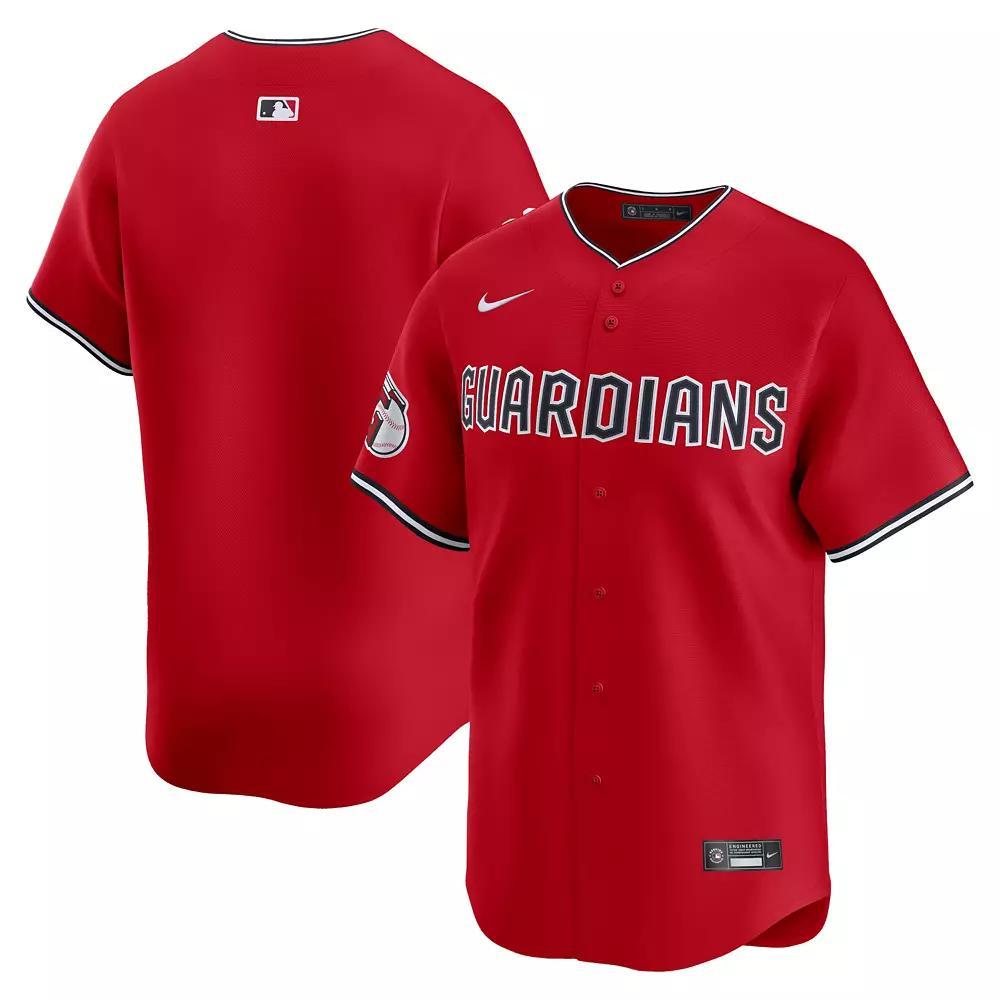 Men's Nike Red Cleveland Guardians Alternate Limited Jersey, Size: Medium, Grd Red Product Image