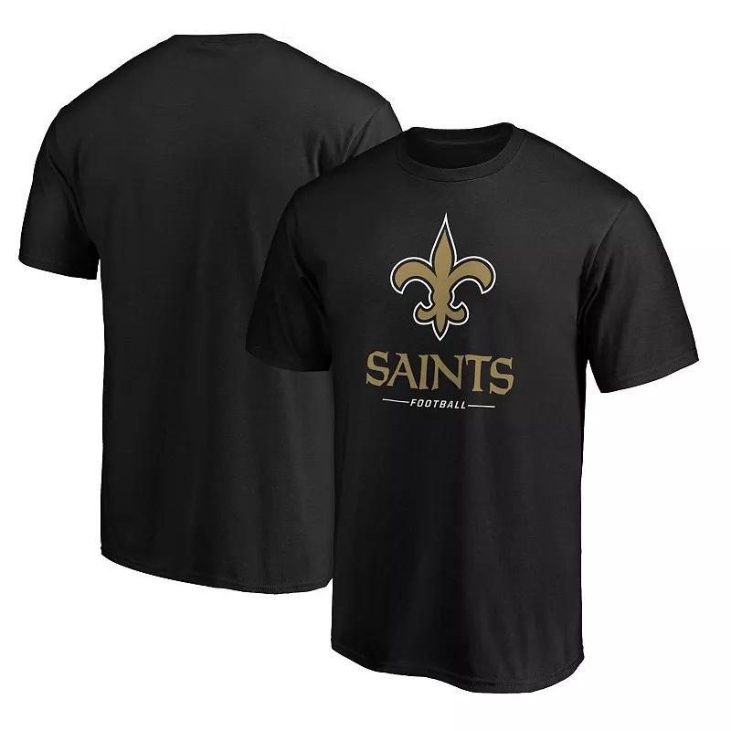 Mens Fanatics Branded New Orleans Saints Big & Tall Team Logo Lockup T-Shirt Product Image
