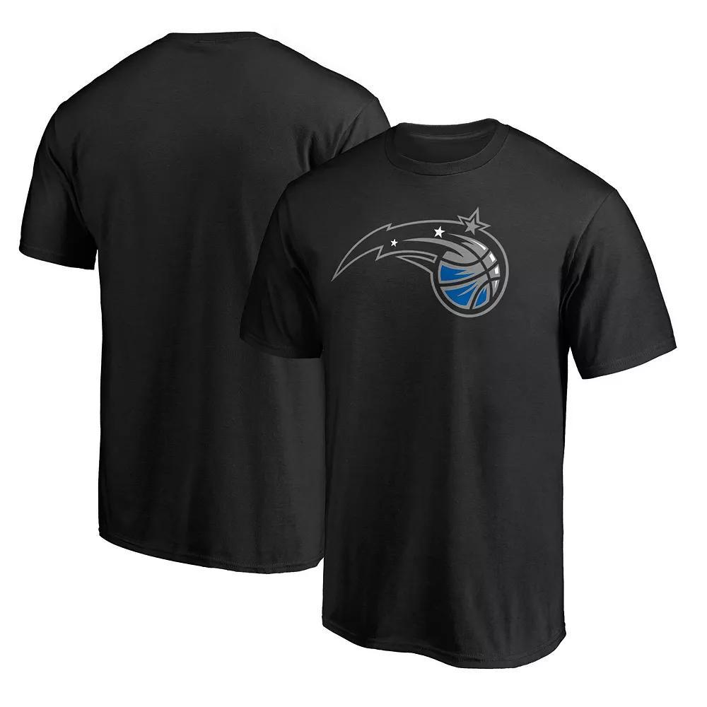 Men's Fanatics Branded Black Orlando Magic Primary Team Logo T-Shirt, Size: 2XL, Mag Black Product Image