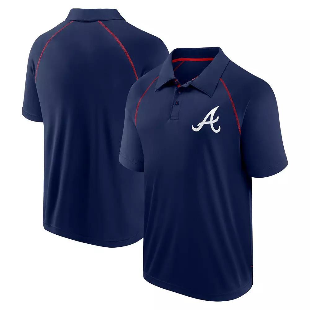 Men's Fanatics Branded Red Carolina Hurricanes Raglan Strong Alone Polo, Size: Large Product Image