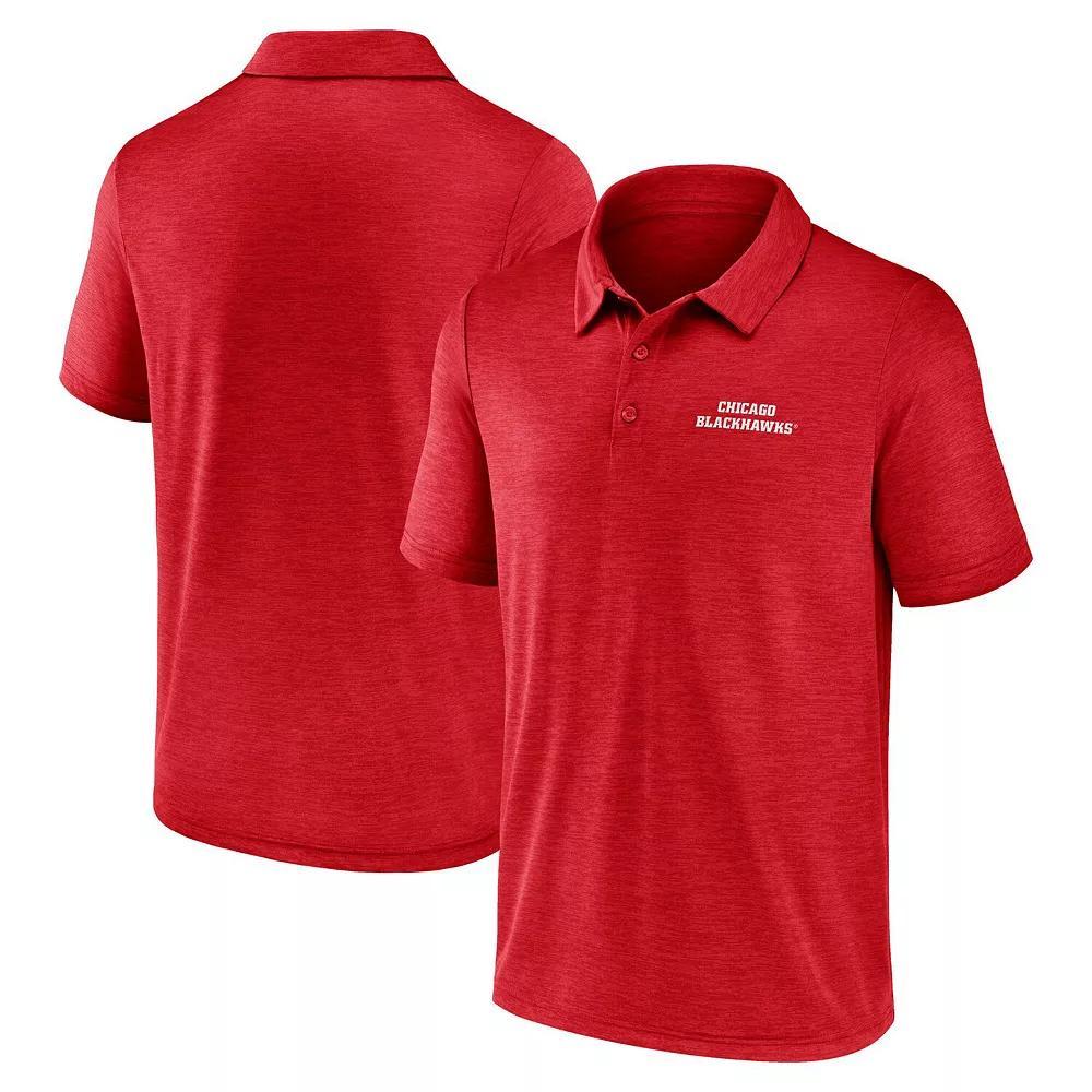 Men's Red Chicago Blackhawks Unstoppable Polo, Size: Small Product Image