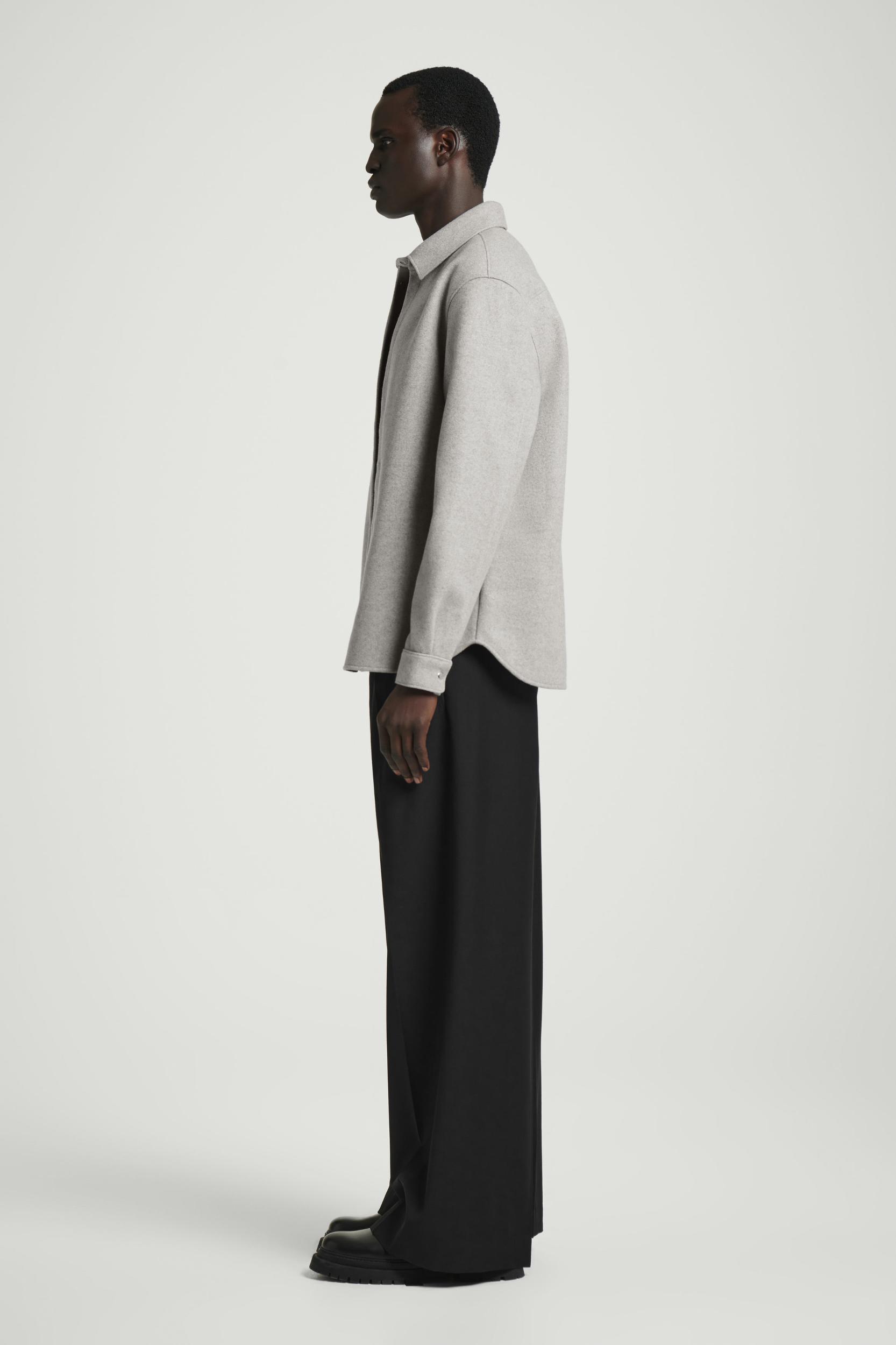 RELAXED WOOL-BLEND OVERSHIRT Product Image
