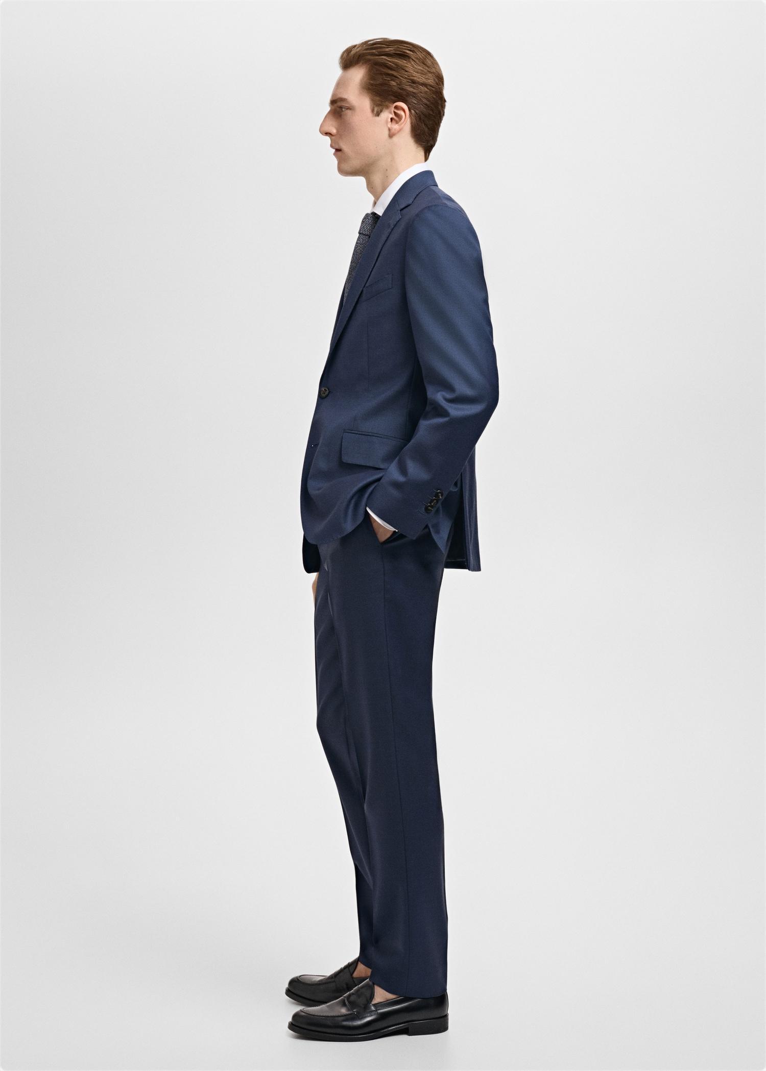 Venice 100% virgin wool suit pants - Men | MANGO USA Product Image