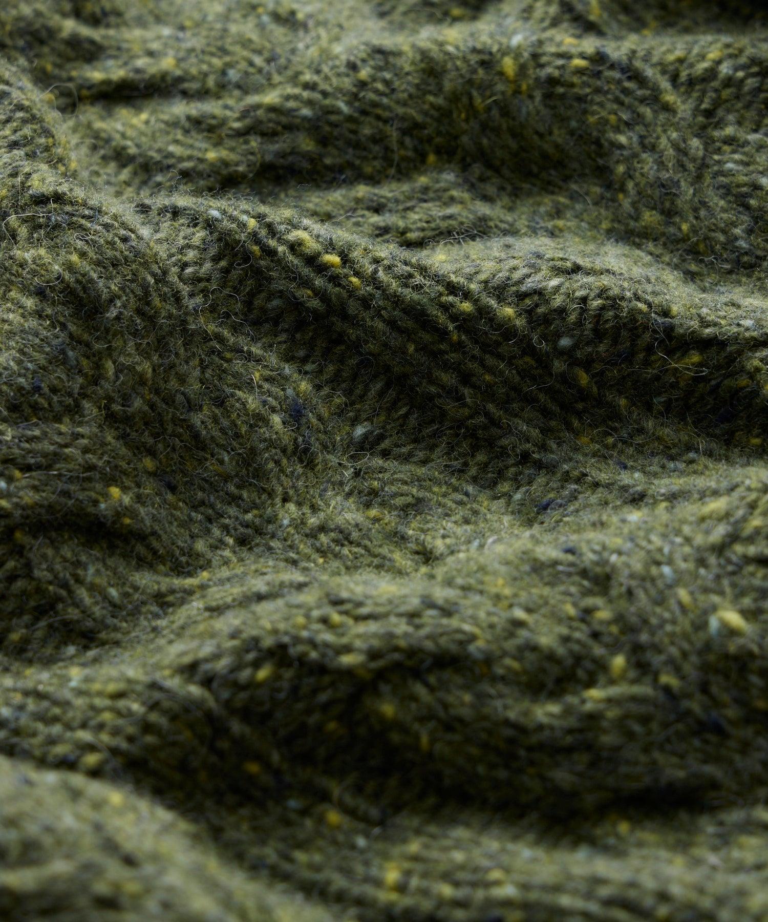 Donegal Cable Crewneck Sweater in Airway Product Image