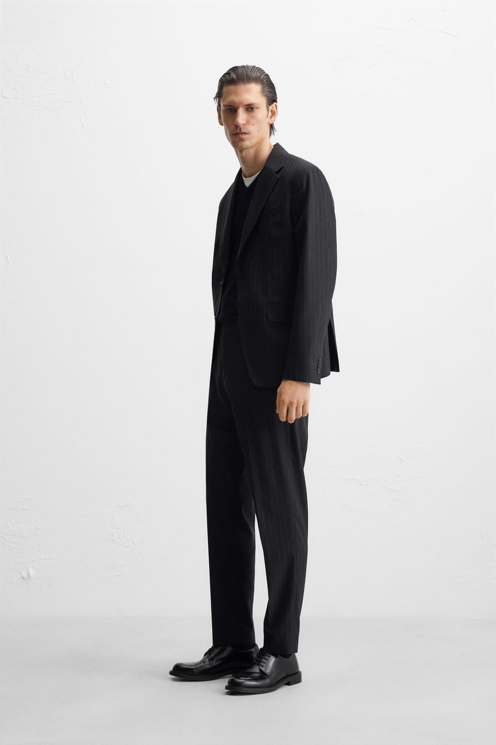 PINSTRIPE SUIT JACKET Product Image