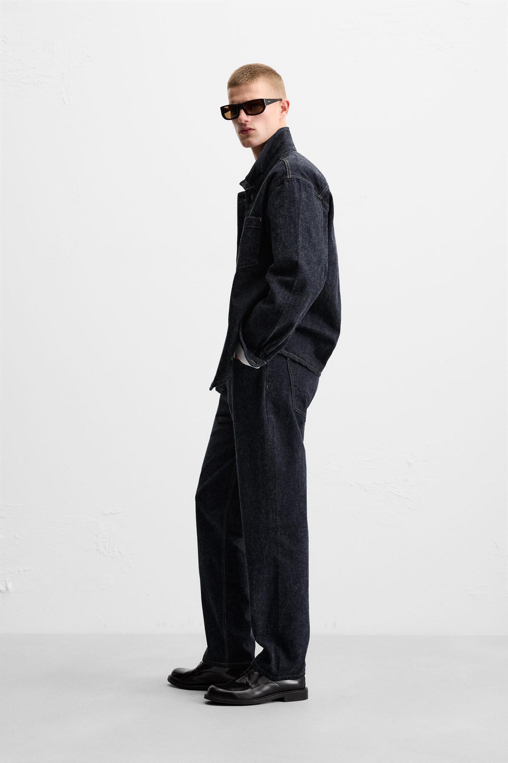 BRUSHED STRAIGHT FIT JEANS Product Image