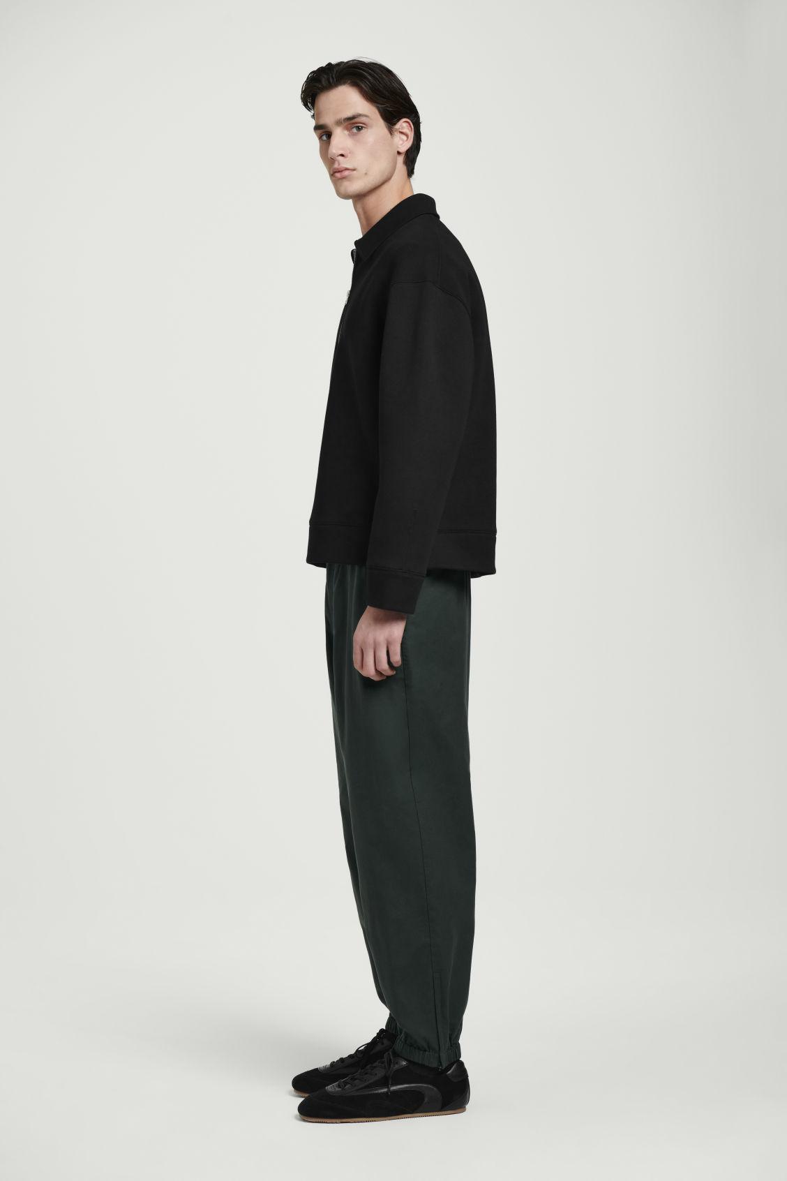 ELASTICATED TAPERED PANTS Product Image