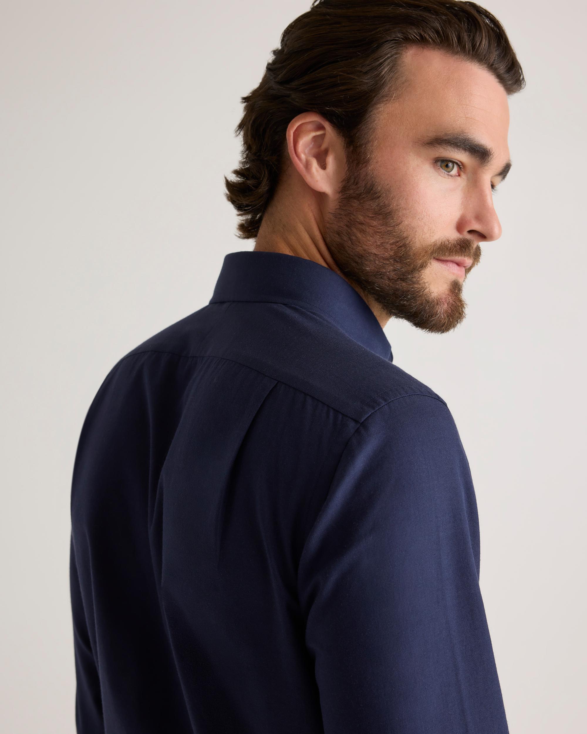 Quince | Men's Cashmere Dress Shirt Organic Cotton Product Image