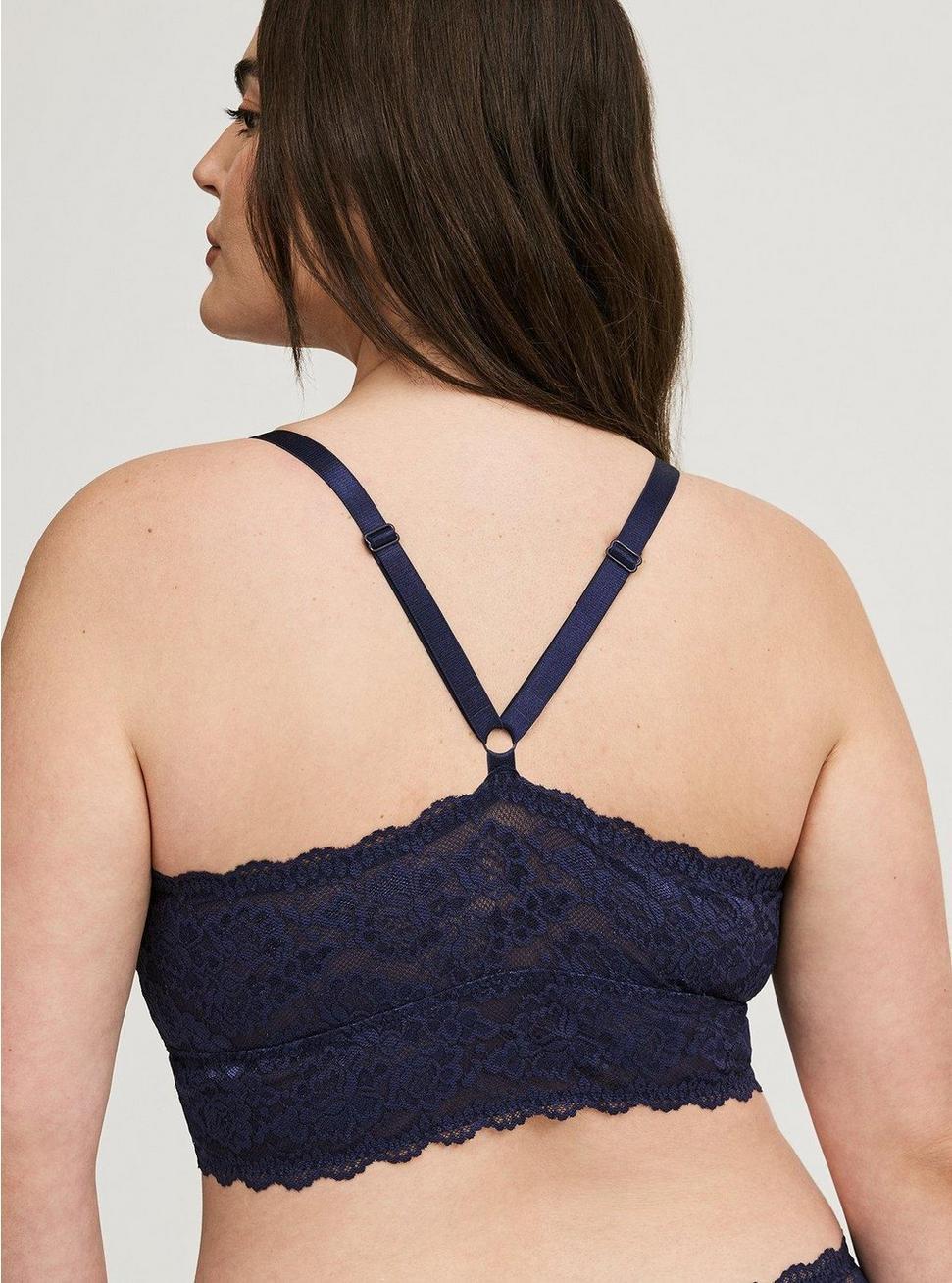 Lightly Lined Simply Lace XO Front Bralette Product Image