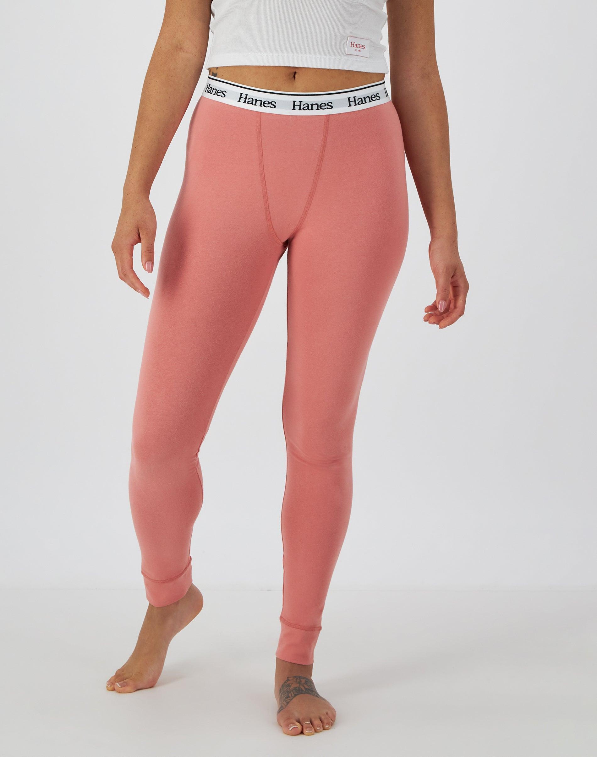 Hanes Originals Comfywear Womens Leggings Silence Blue L Product Image