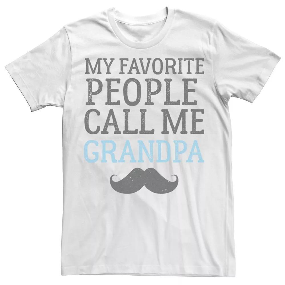 Big & Tall Favorites Tee, Men's, Size: 4XL Tall, White Product Image