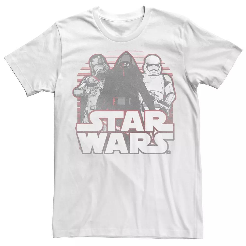 Men's Star Wars Kylo Ren & Captain Phasma Tee, Size: Small, White Product Image