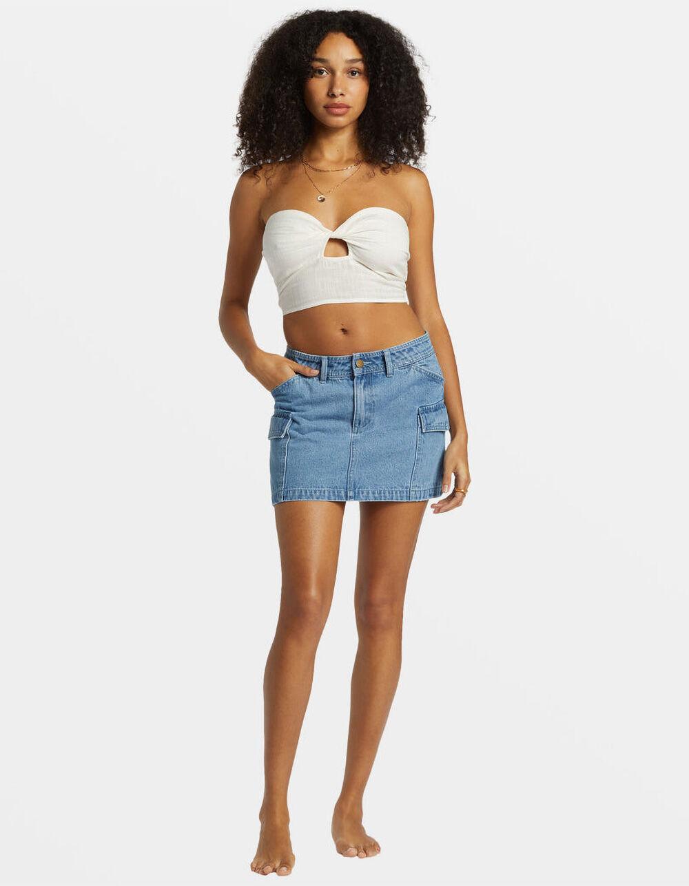 BILLABONG Wave Crush Womens Tube Top - WHITE Product Image