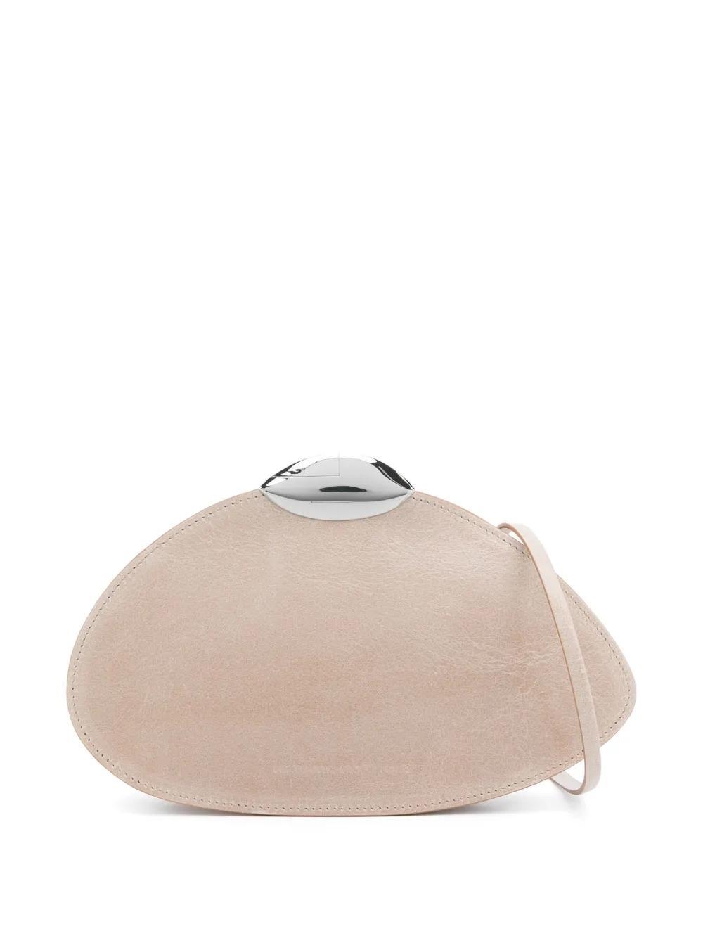 BENEDETTA BRUZZICHES Belle De Jour Clutch Bag In Neutral Product Image