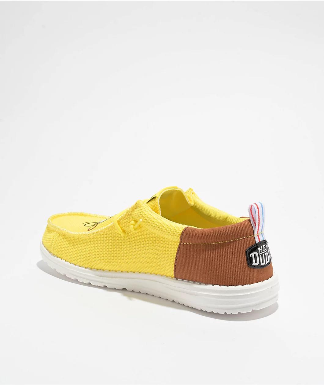 HEYDUDE x SpongeBob SquarePants Wendy Patrick Funk Pink Shoes Product Image
