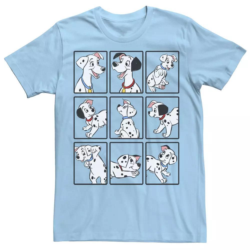 Disney's 101 Dalmatians Men's Family Photo Box Up Tee, Size: Small, Light Blue Product Image