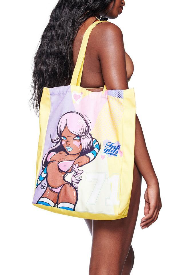 FAFI TOTE BAG - YELLOW Product Image