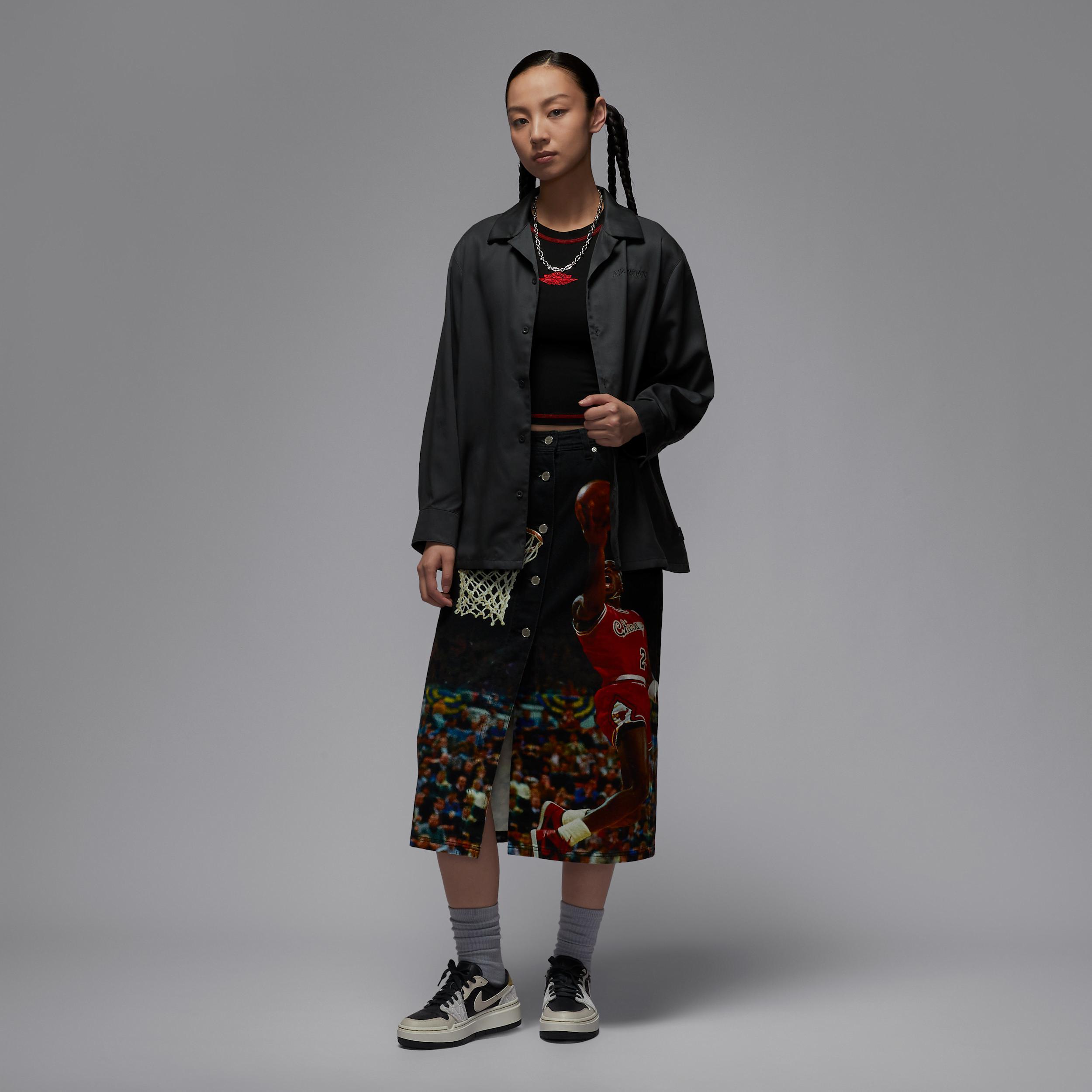 Air Jordan Women's Long-Sleeve Woven Top Product Image