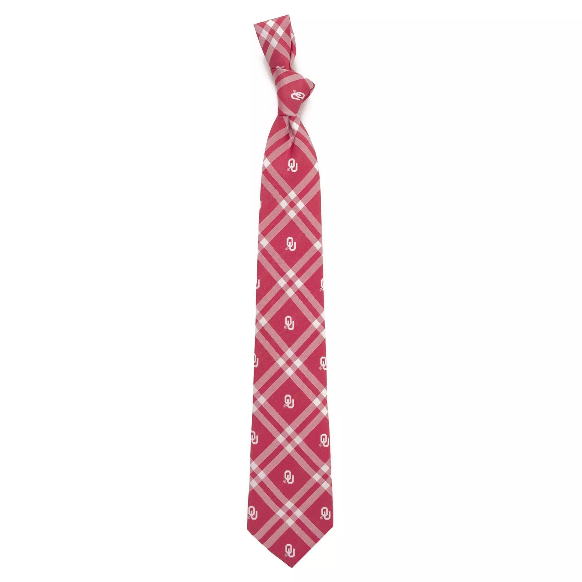 Men's Wisconsin Badgers Gingham Tie, Team Product Image