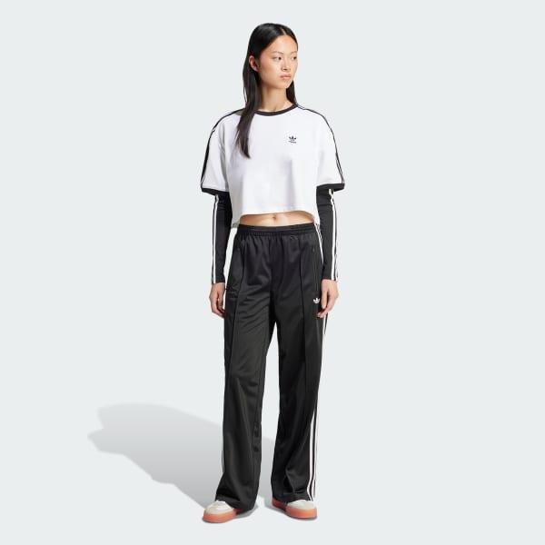 adidas Adicolor Classic Firebird Loose Track Pants Black 2XS Womens Product Image