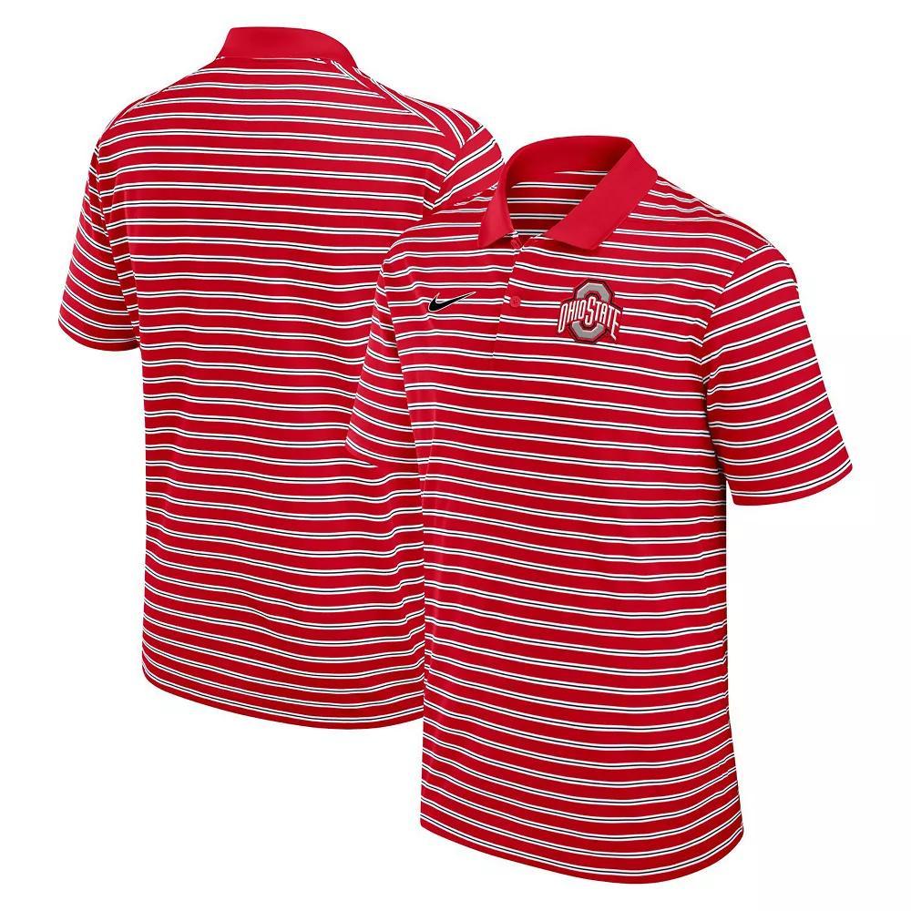 Men's Nike Royal/White Duke Blue Devils Primetime Victory Striped Performance Polo, Size: XXL Product Image