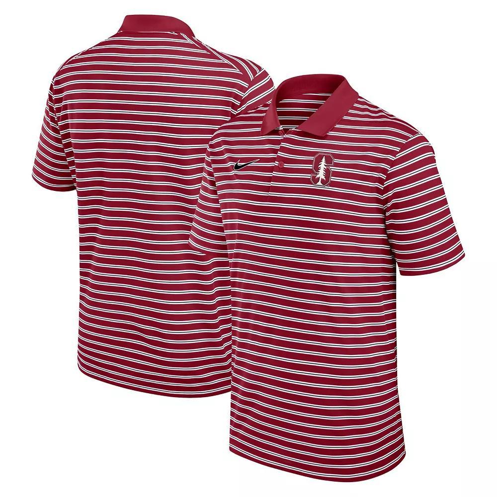 Men's Nike Royal/White Duke Blue Devils Primetime Victory Striped Performance Polo, Size: XXL Product Image