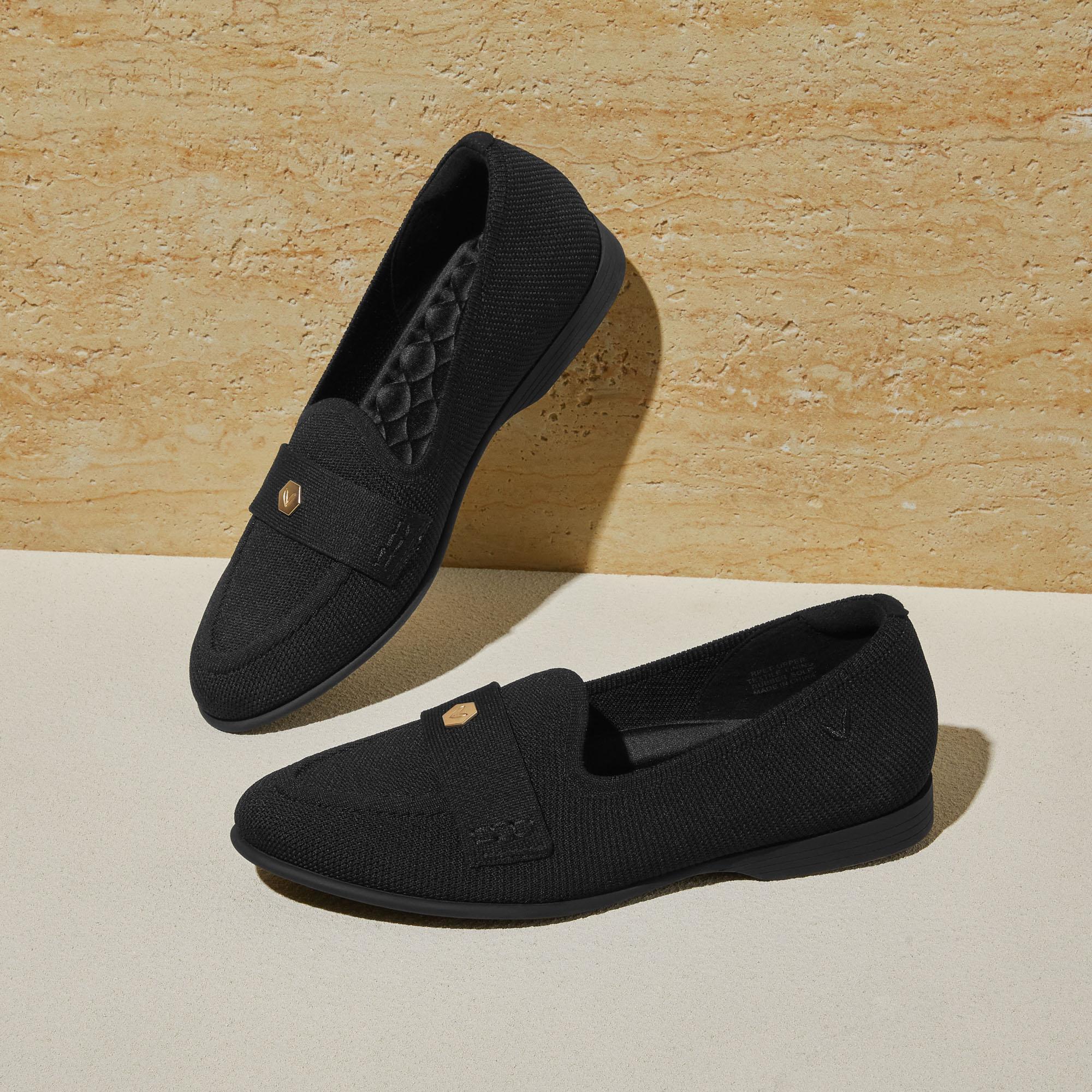 Almond-Toe Penny Loafers (Eloise) Product Image
