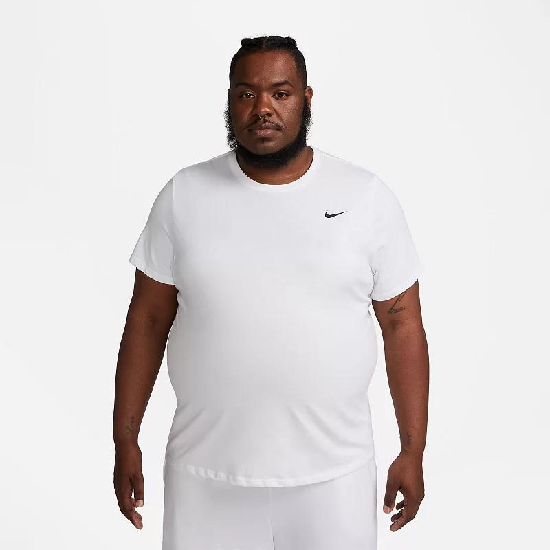 Men's Nike Dri-FIT Training Tee, Size: XXL, White Black Product Image