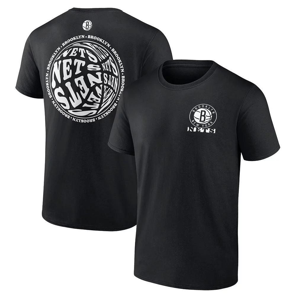Men's Fanatics Branded Black Brooklyn Nets Basketball Street Collective T-Shirt, Size: 2XL Product Image