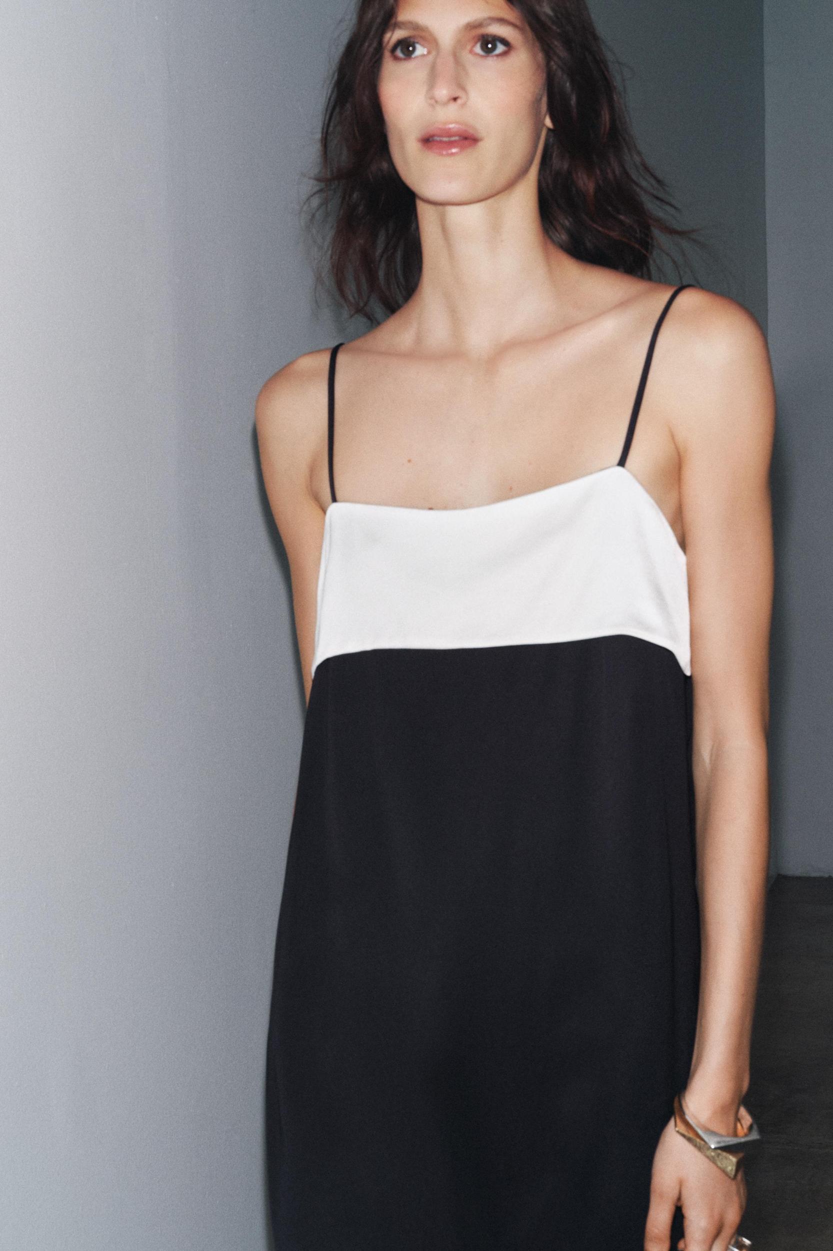 ZW COLLECTION MINIMAL SATIN DRESS Product Image