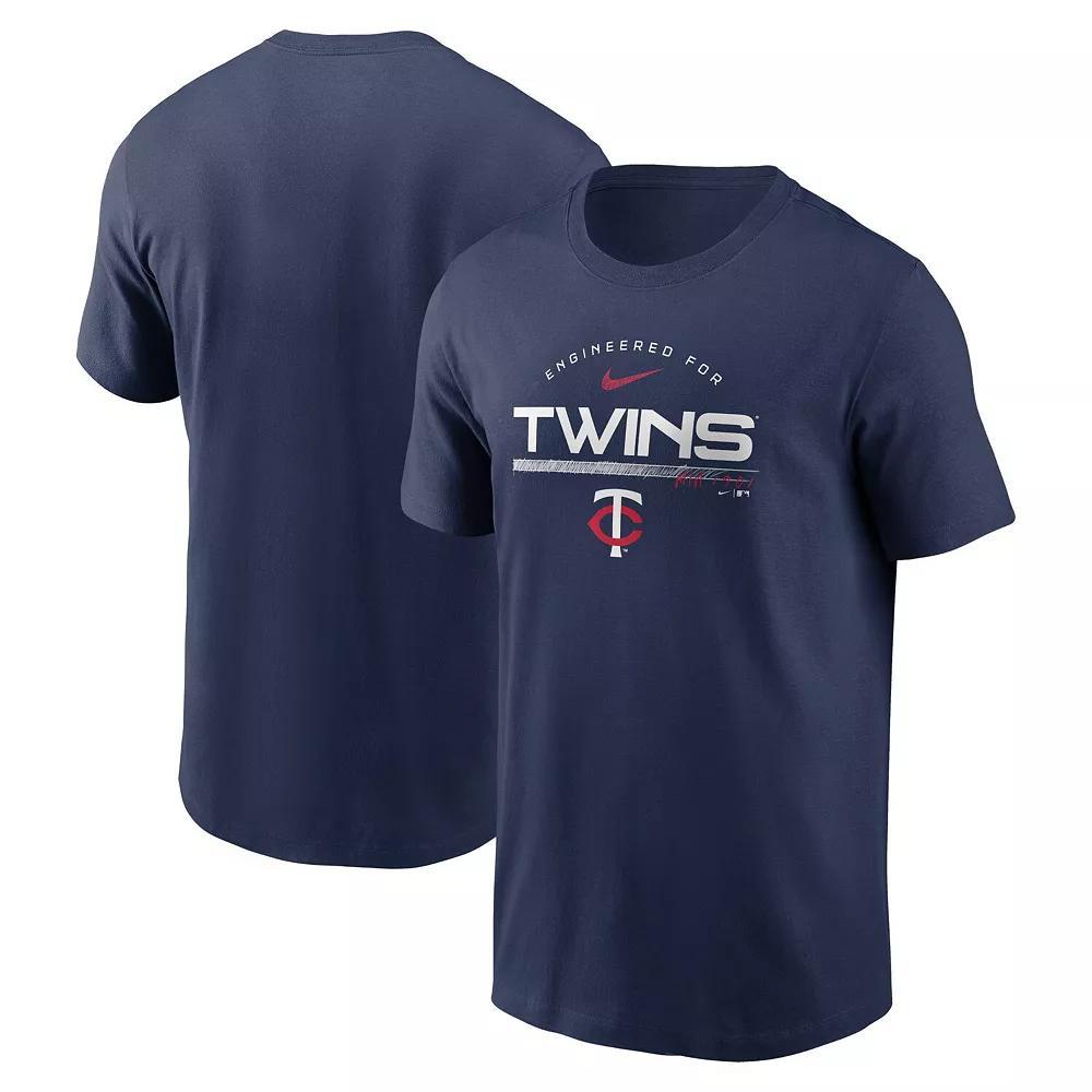 Men's Nike Navy Boston Red Sox Team Engineered Performance T-Shirt, Size: Small, Blue Product Image