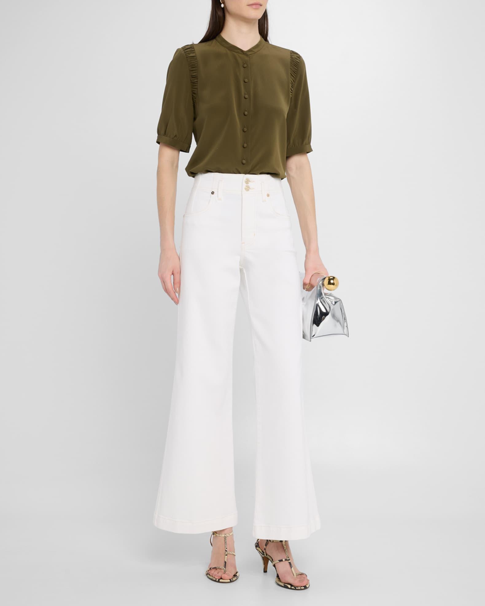 The Silk Gathered Top Product Image