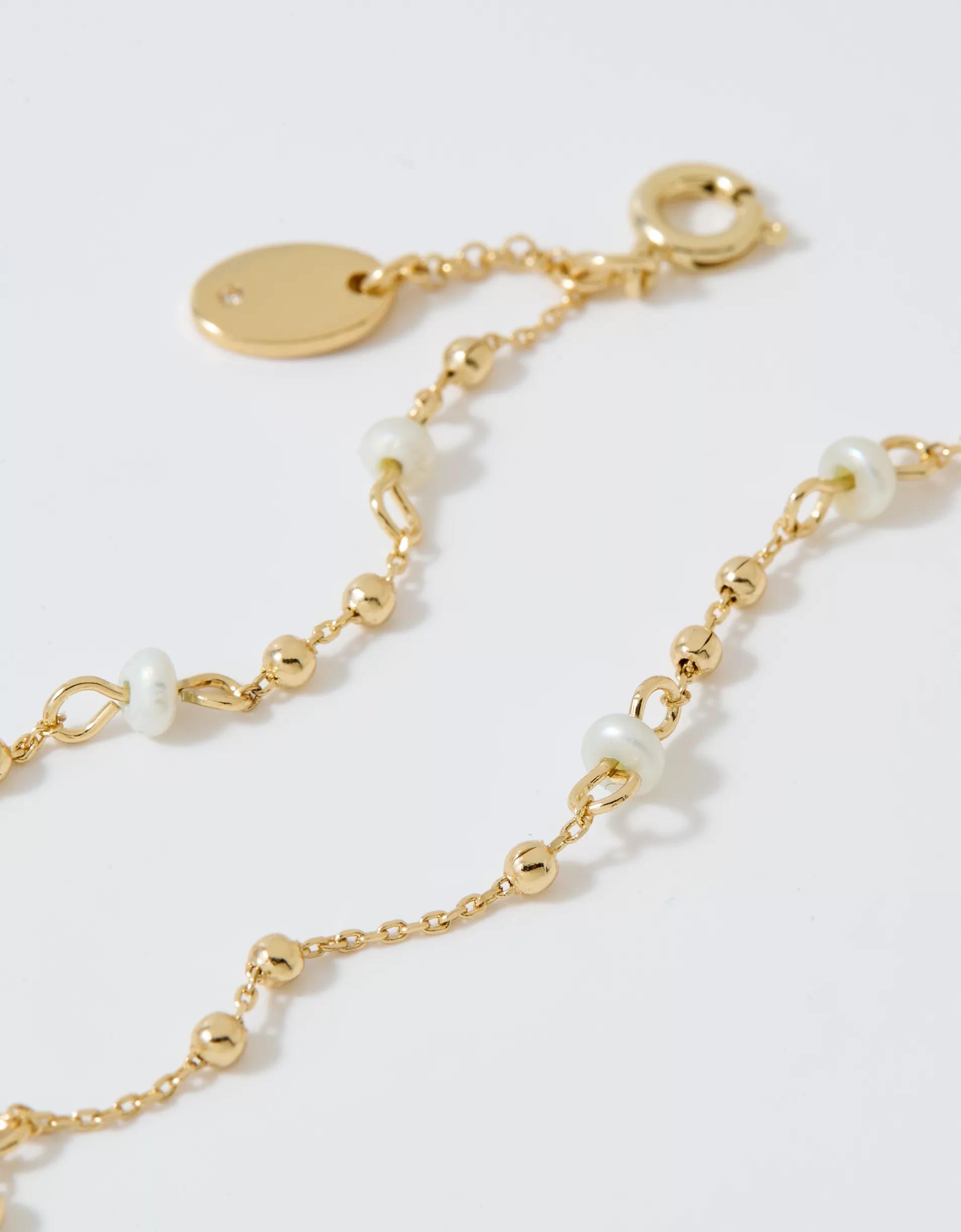 Aerie Dainty Gold Hand Chain Product Image