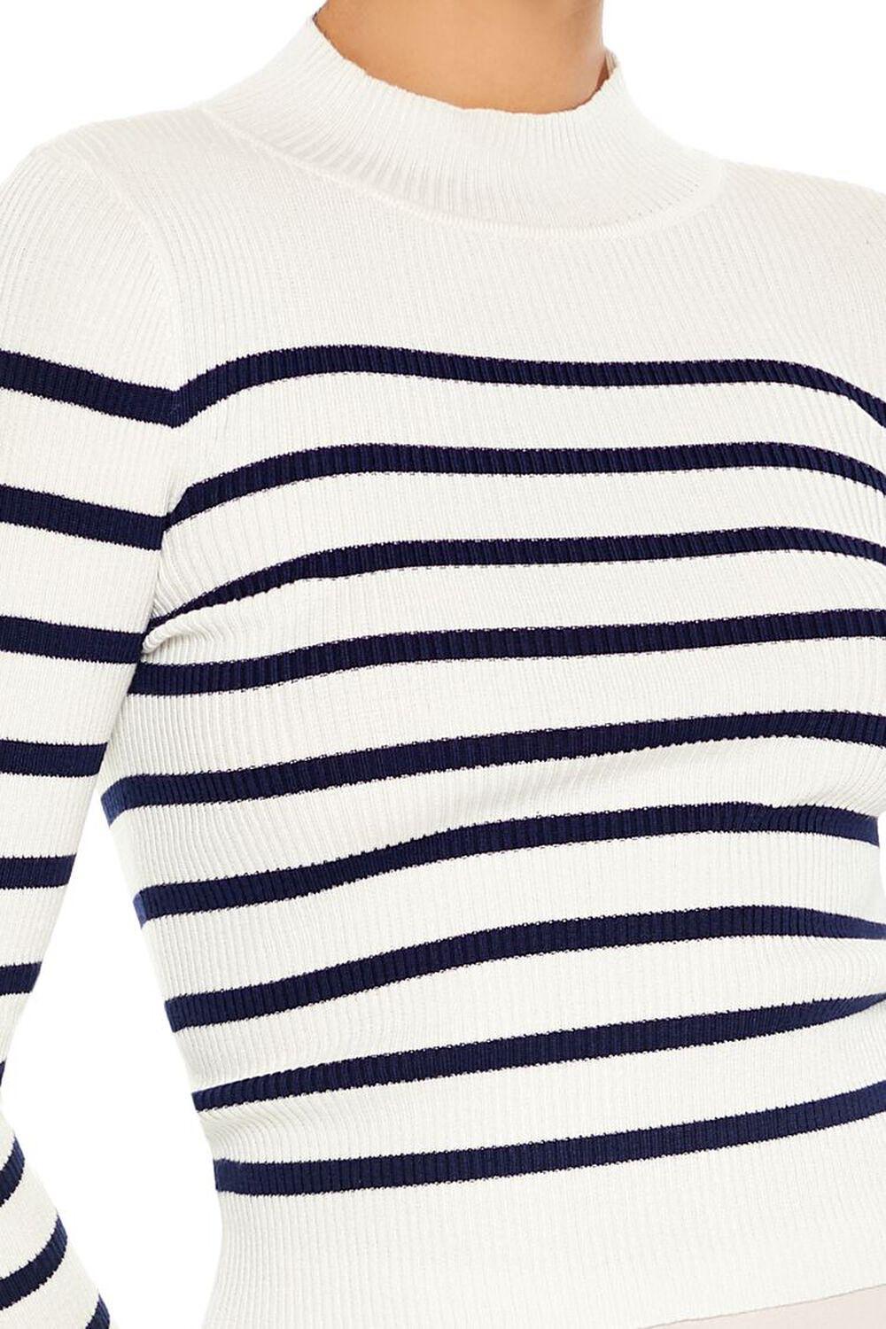 Striped Mock Neck Sweater | Forever 21 Product Image