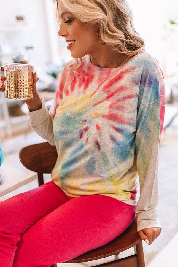 Meant For More Tie Dye Tee in Birch Product Image