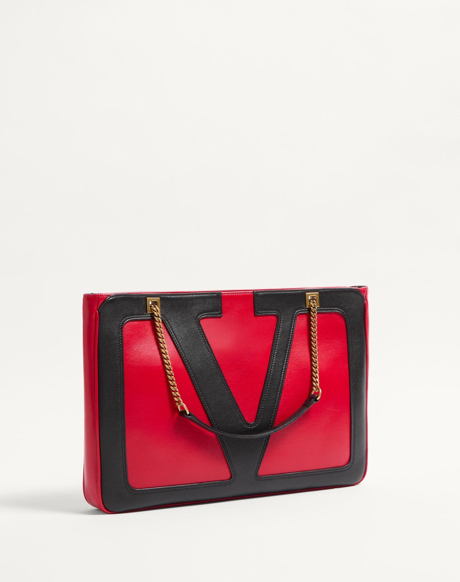 Valentino Garavani Viva Superstar Medium Nappa Leather Shopping Bag Product Image