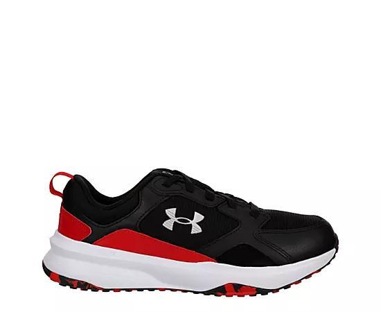 Under Armour Charged Edge Men's Training Shoes, Size: 12 4E, Black Red Mod Gray Product Image