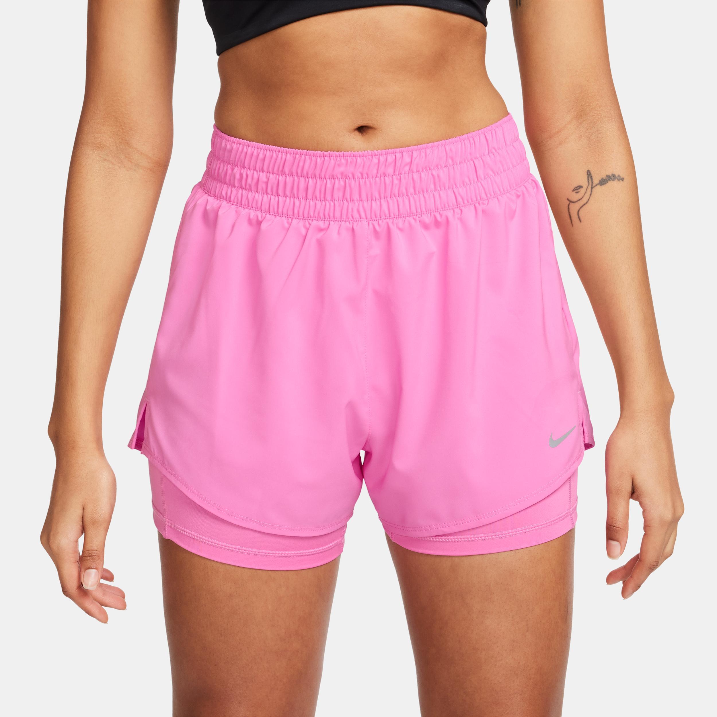 Nike Women's One Dri-FIT High-Waisted 3" 2-in-1 Shorts Product Image
