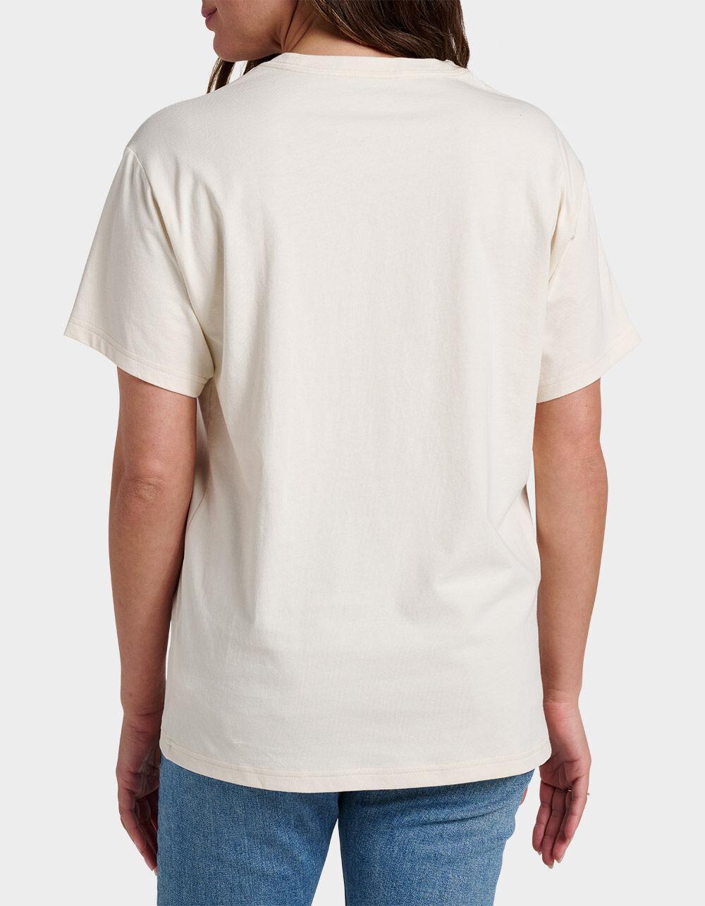 QUIKSILVER Lost But Free Womens Boyfriend Tee - OFF WHITE Product Image