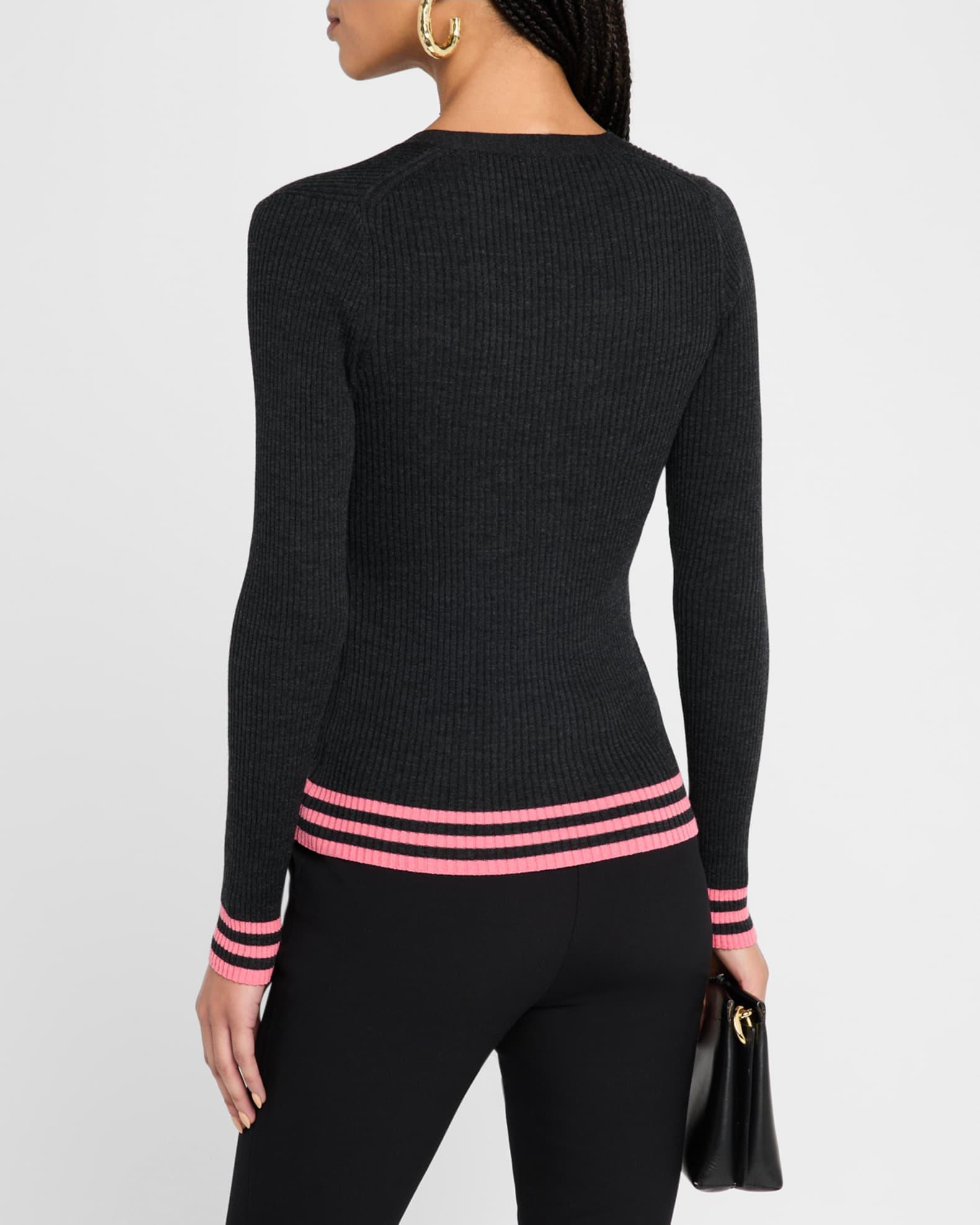 Regal Merino Tipped Cardigan Product Image