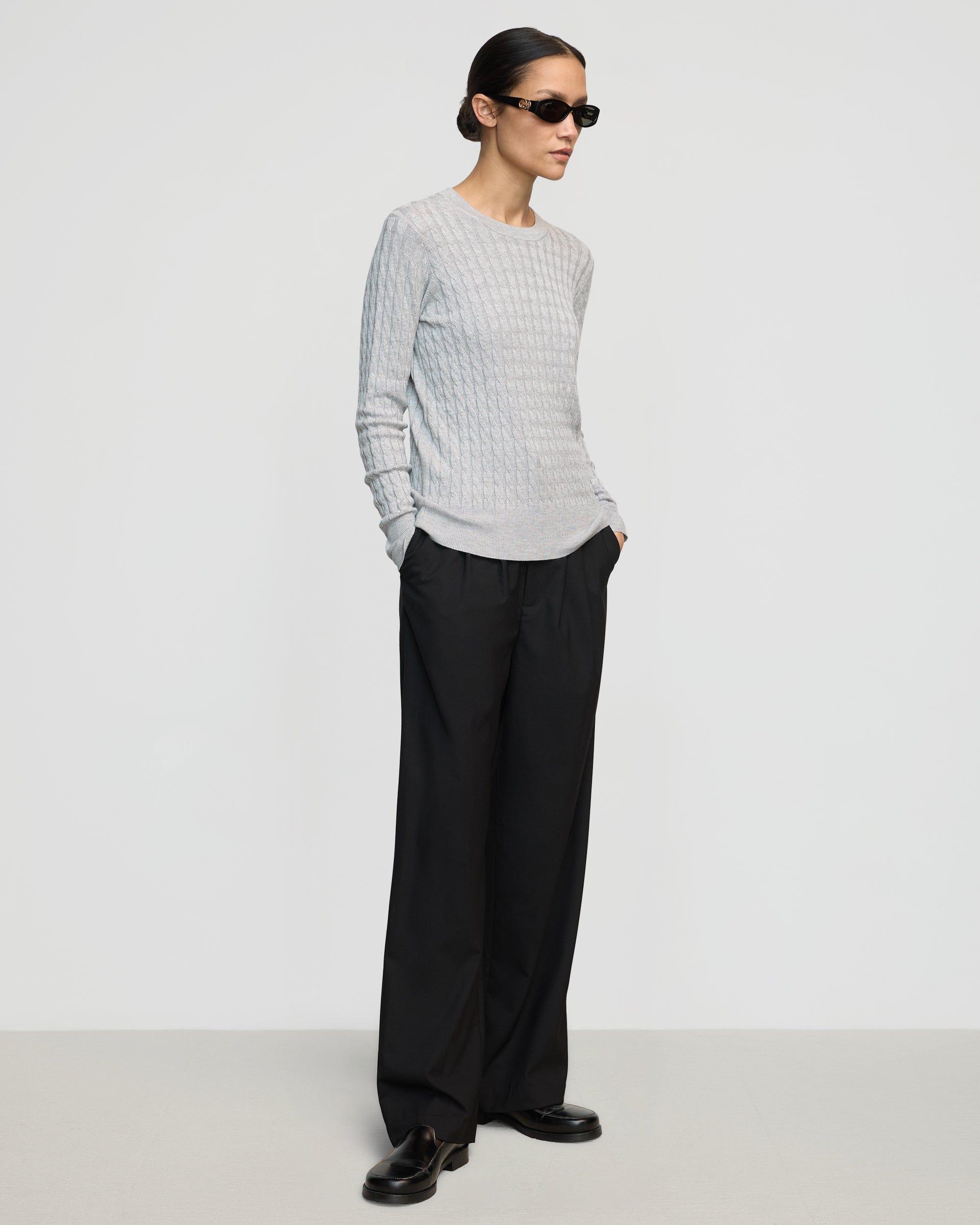 Rania Lightweight Cable Sweater Product Image