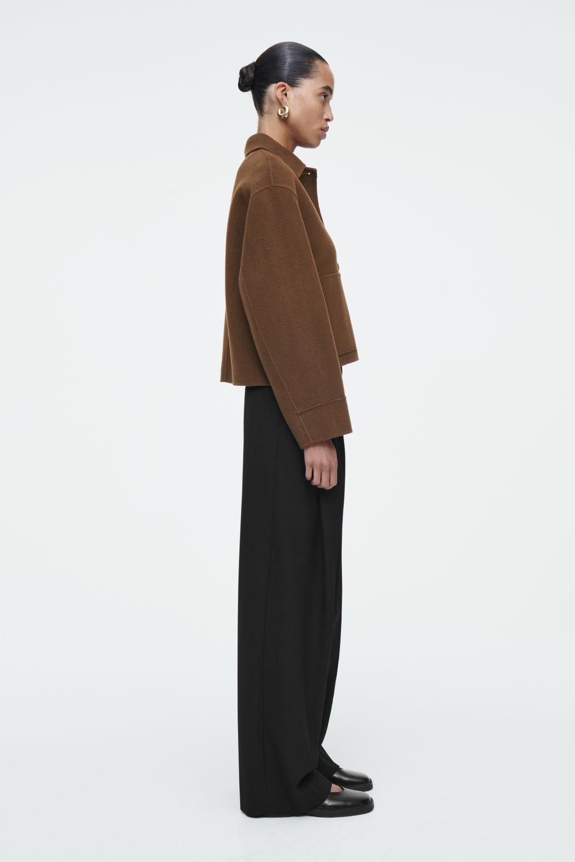 BOXY DOUBLE-FACED WOOL JACKET Product Image