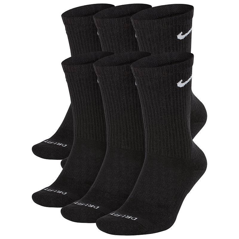 Mens Nike 6-pack Everyday Plus Cushion Crew Training Socks Product Image