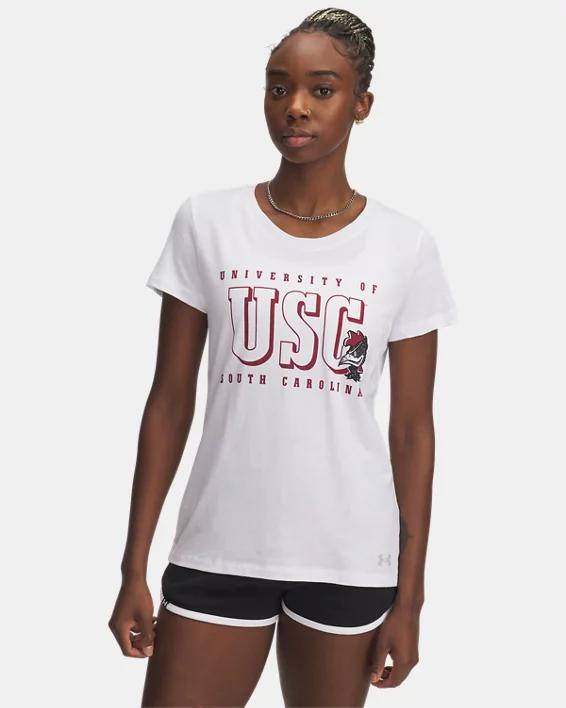 UA Performance Cotton Collegiate Womens T-Shirt Product Image