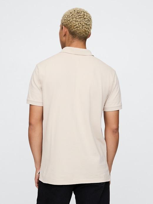 Pique Polo Shirt Product Image