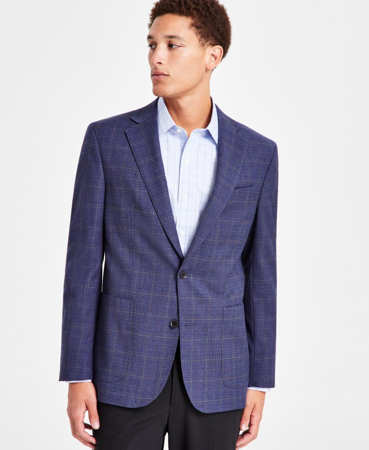 B by Brooks Brothers Mens Classic-Fit Wool Blend Sport Coat Product Image