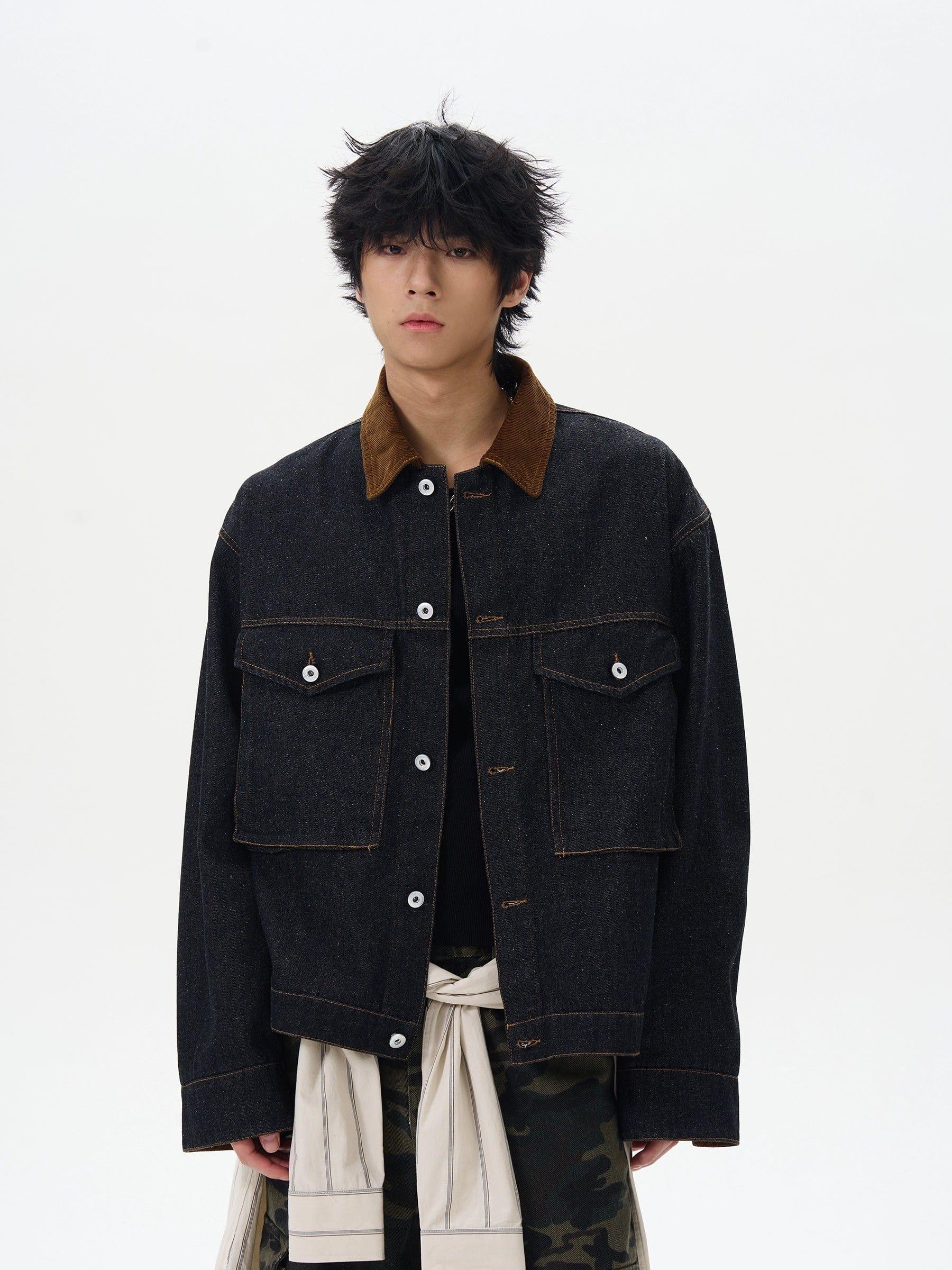 RT No. 12302 BLACK DENIM WORKWEAR JK Product Image