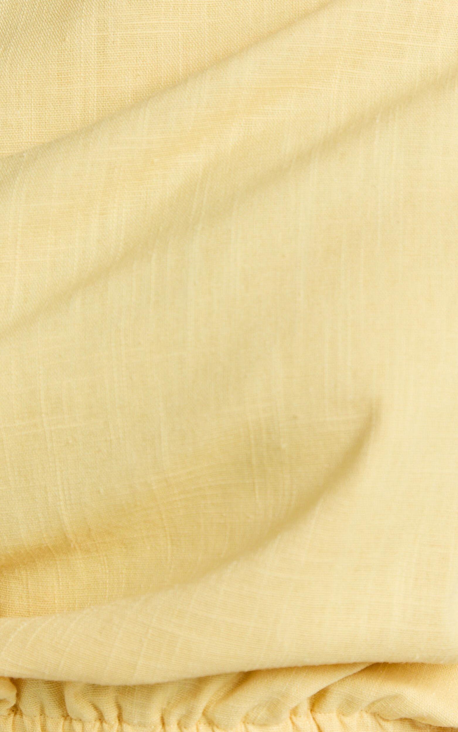 Adora Top - Asymmetrical Top in Yellow Product Image